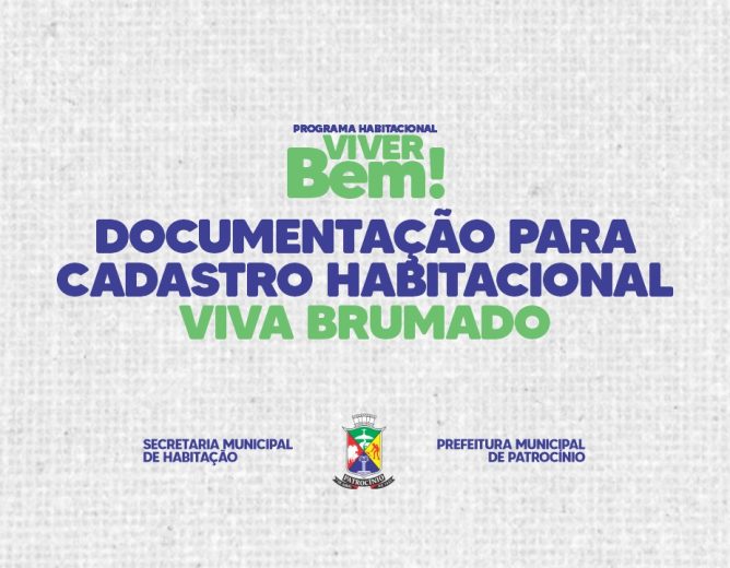Prefeitura inicia cadastros do Programa Habitacional Viver Bem para o Residencial Viva Brumado