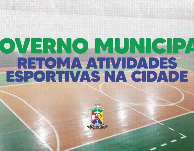 Governo Municipal retoma atividades esportivas nos ginásios e campos da cidade