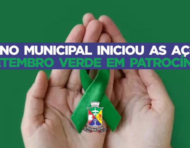 Governo Municipal realiza ações voltadas ao Setembro Verde