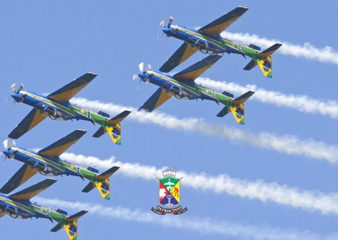 Patrocínio recebe apresentação da Esquadrilha da Fumaça no dia 27 de março