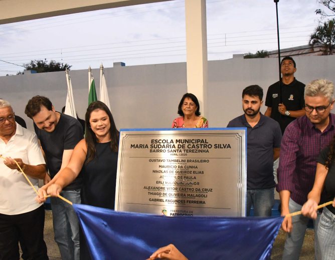 Escola Municipal Maria Sudaria de Castro Silva é inaugurada e amplia atendimento educacional em Patrocínio