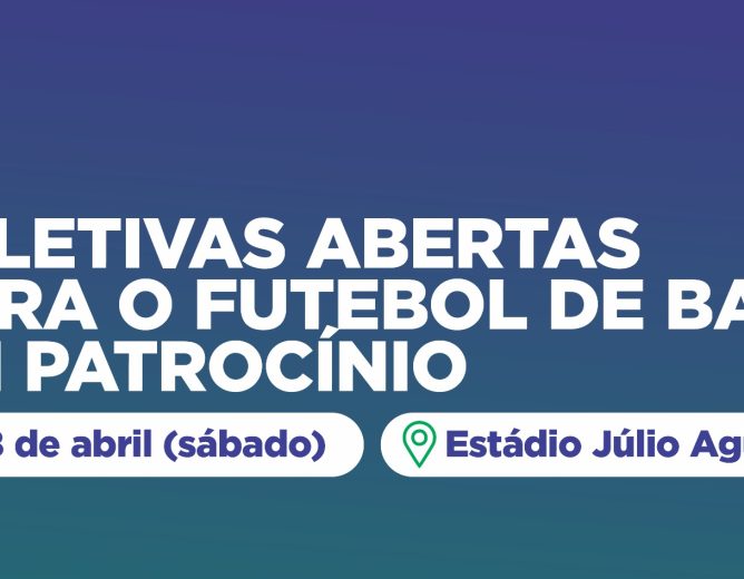 Seletivas para o futebol de base movimentam o calendário esportivo em Patrocínio
