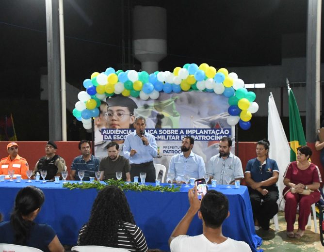 Audiência pública apresenta projeto de implantação de Escola Cívico-Militar em Patrocínio